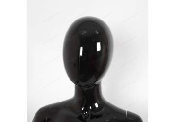 Манекен детский, чёрный глянцевый, безликий 144см. 137A(B)