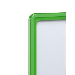 Пластиковая рамка для информации и рекламы формата А1 Зеленая PR07A1