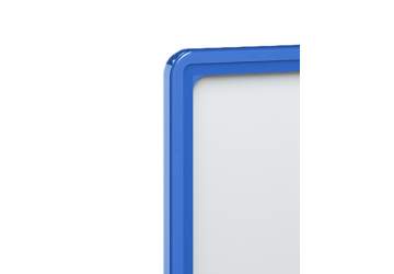 Пластиковая рамка для информации и рекламы формата А5 Синяя PR28А5