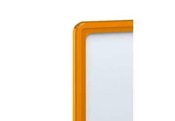 Пластиковая рамка для информации и рекламы формата А6 Оранжевая PR05А6