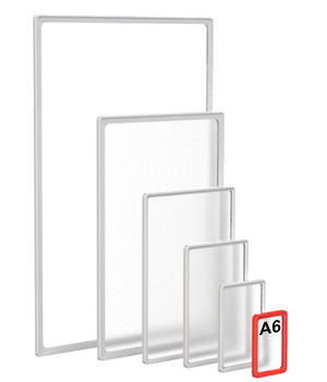 Пластиковые рамки формата А6