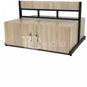 Стеллаж островной с накопителем T05