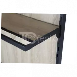 Стойка с кронштейнами и полками L03