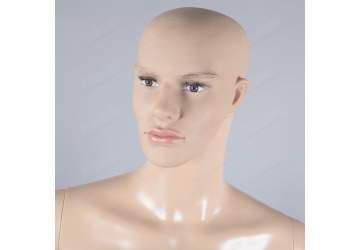 Манекен мужской телесный, с макияжем, без парика 1880мм. XSLM3