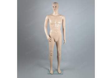 Манекен мужской телесный, с макияжем, без парика 1880мм. XSLM3