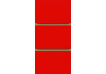 Торговая панель «Экопанель» 1200х2400 мм, с шагом 100мм, Красная