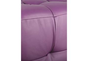 Пуф Фиолетовый с каретной стяжкой «Комфорт+» ПЛ1