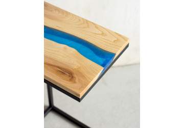 Придиванный столик в стиле лофт «Лекто Мини»