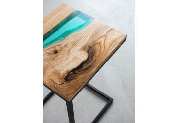 Придиванный столик в стиле лофт «Лекто Макси»