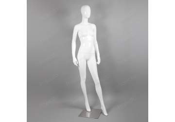 Манекен женский, белый глянцевый, безликий 1830мм. 4A64/1(W)