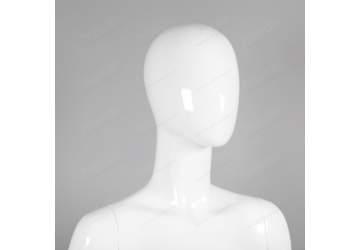 Манекен женский, белый глянцевый, безликий 1830мм. 4A64/1(W)