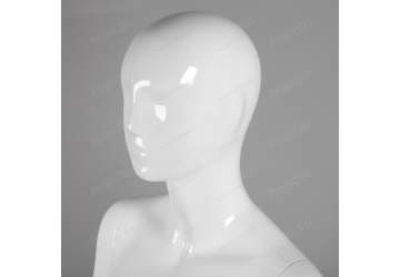 Манекен женский, белый глянцевый, с лицом 1810мм. 4A65(W)