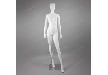 Манекен женский, белый матовый, безликий 1810мм. 4A64/1(WM)