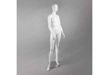 Манекен женский, белый матовый, безликий 1810мм. 4A65/1(WM)