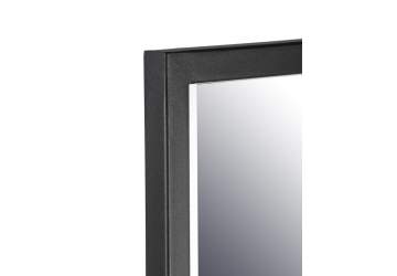 Зеркало напольное на колёсиках в полный рост в стиле ЛОФТ ТН154К Чёрное (шириной 410 мм)