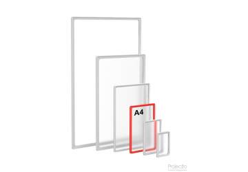 Пластиковая рамка для информации и рекламы формата А4 Прозрачная PR00А4
