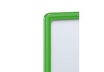 Пластиковая рамка для информации и рекламы формата А4 Зеленая PR07А4