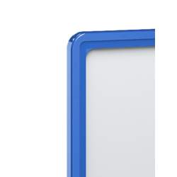Пластиковая рамка для информации и рекламы формата А4 Синяя PR28А4
