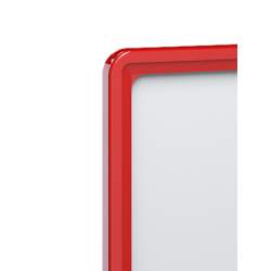 Пластиковая рамка для информации и рекламы формата А1 Красная PR06A1