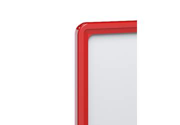 Пластиковая рамка для информации и рекламы формата А3 Красная PR06А3