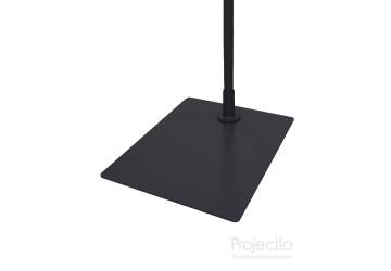 Металлическая подставка для пластиковой рамки прямоугольная черная BML10