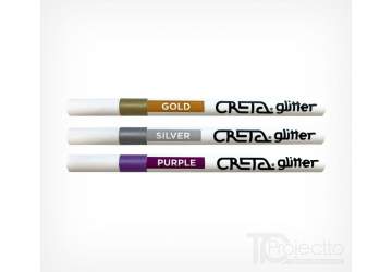 Маркер на водной основе CRETA glitter 2-3 (золотой)