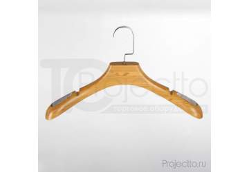 Вешалка для одежды с текстурой дерева AD39