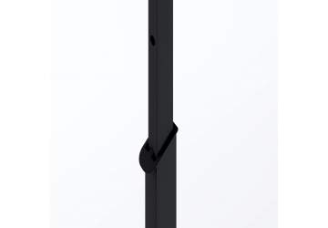 Вешалка напольная COMPATTO-NERO с регулировкой высоты, черная