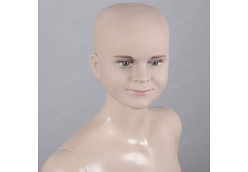 Манекен детский, телесный с макияжем 140см. D1/D02/B4
