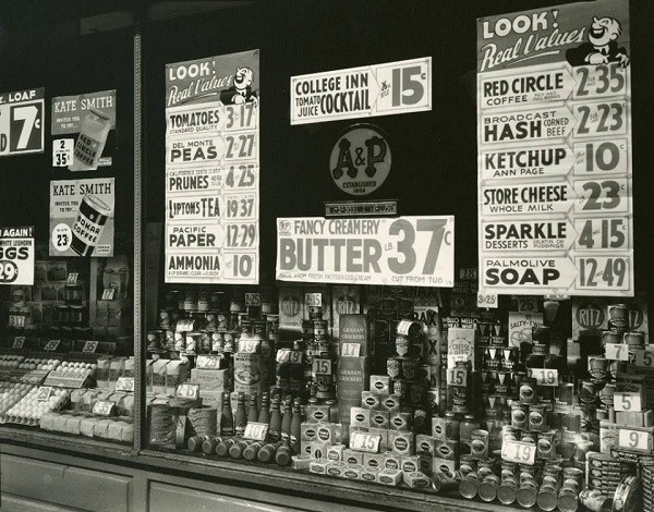  Американский магазин в середине XX века
